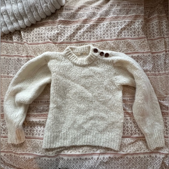 Sessùn Cream Alpaca Sweater - Picture 6 of 6